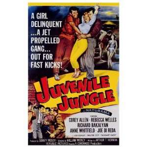  Juvenile Jungle (1958) 27 x 40 Movie Poster Style A