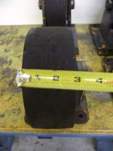 This auction is for a set of 2 swivel and 2 hard mount casters