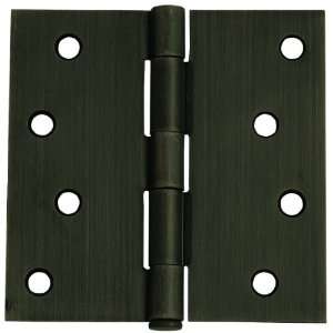  4 Oil Rubbed Bronze Hinge with Square Corners lot of 10 