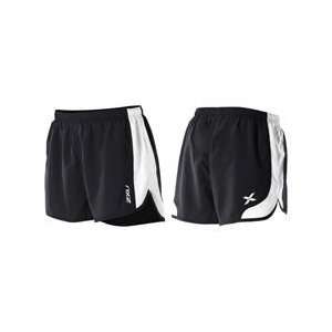  2xu Run Short   Short Leg Xxlarge Blue White Sports 