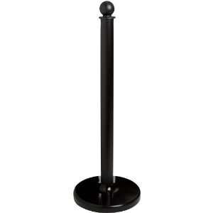   Post, Black Color, Small Solid Color Warning Posts (Pack Of 6) 