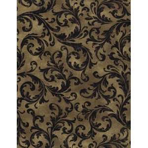  Timeless French Court Acanthus Scroll Taupe by the Half 
