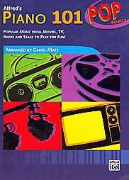 Alfreds Piano 101 Pop Book 1 Popular Music from Movies, TV, Radio and 
