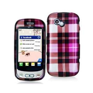  LG NEON 2 GW370 2D HOT PINK PLAID CASE Cell Phones 