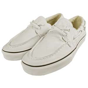 Vans Zapato Del Barco White / True White Mens Boat Shoe  