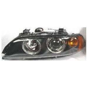 01 03 BMW 530I 530 i HEADLIGHT LH (DRIVER SIDE), Xenon, With Yellow 