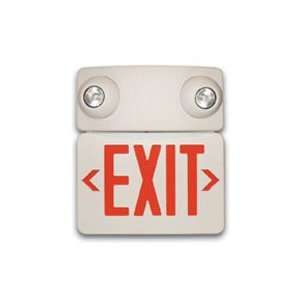  LED   Combination Exit Sign   AC and Emergency Operation 