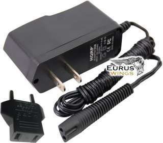 HQRP AC Adapter Charger fits Braun Series 3 Model 390cc 395cc 3 Type 