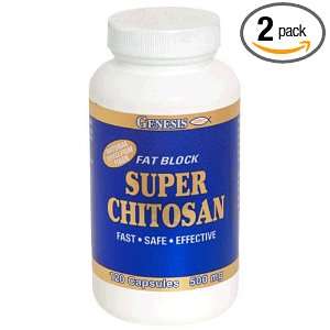  Genesis Nutrition Super Chitosan, 120 Count (pack of 2 