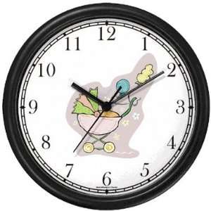  Baby Buggy Wall Clock by WatchBuddy Timepieces (Hunter 