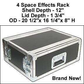 Space 12 Deep ATA SHALLOW EFFECTS RACK Brand New  
