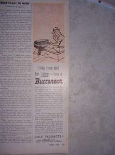 1956 Gale Buccaneer Outboard Motor Ad Galesburg IL j  