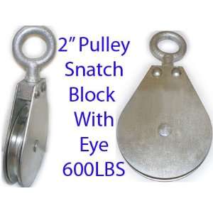   Pulley Snatch Block Hoist With Swivel Eye 600LBS