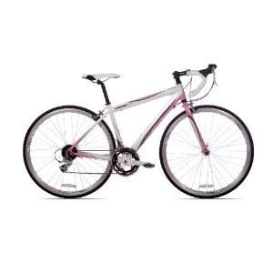  Giordano Libero 1.6 White/Pink Womens Road Bike 700c 