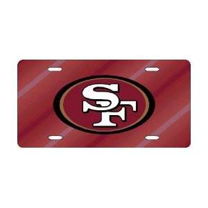  San Francisco 49ers NFL Laser Cut License Plate Sports 