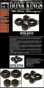 Donk KINGS RIM LIFT KIT fit 22 24 26 wheels 1/4 Steel  