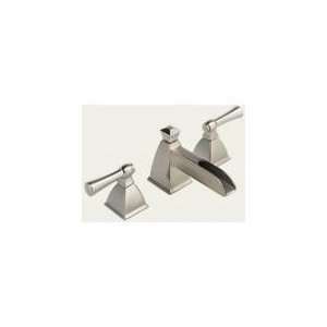  Delta Closeout 6545 BN Widespread Bath Faucet In Brushed 