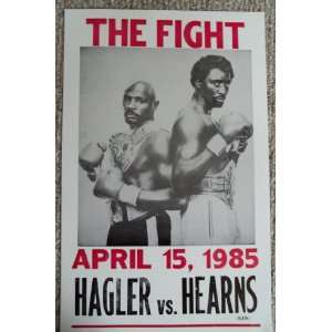  Hagler vs Hearns The Fight Poster 
