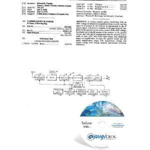  NEW Patent CD for CARRIER SQUELCH SCHEME 