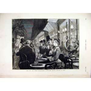  Paris Boulevards Outdoor Guests Cafã? 1877 Romance