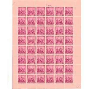 Landing of the Swedes and Finns Sheet of 60x3 Cent US Postage Stamp 