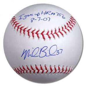  Mike Bacsik Autographed Baseball  Details I Gave Up Home 