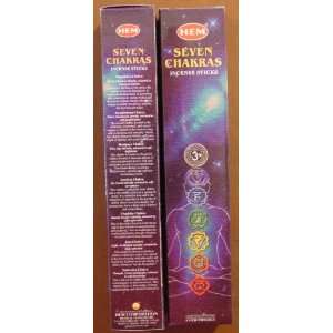  Seven Chakras   35 Gram Box, 7 Difference Incense   From 