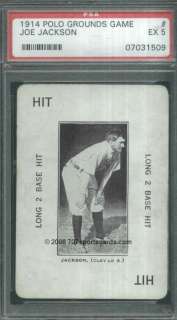 1914 WG4 PoloGrounds Joe Jackson PSA 5 (1509)  