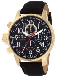   MENS FORCE LEFTY MILITARY SPORT BLACK GOLD TONE CHRONOGRAPH WATCH 1515