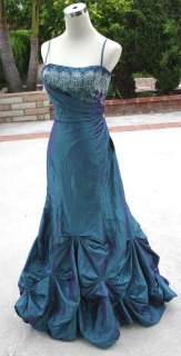 MASQUERADE $170 Peacock/Purple Junior Formal Gown 3  