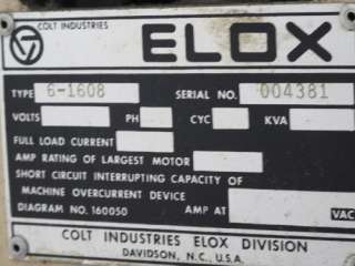 ELOX 6 1608 EDM 8 X 16 TABLE  