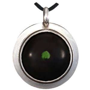  Urn Jewelry Silver Spot of Color  Green Jewelry