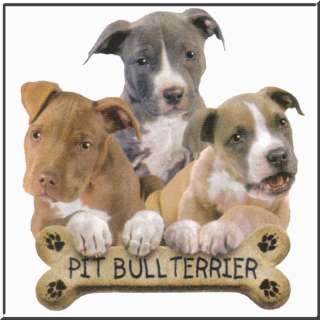 American Pit Bull Terrier Puppy Bone T Shirt Youth Size  