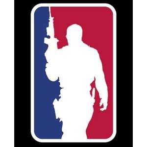  Call of Duty Sticker Decal. Blue Red and White Everything 