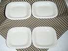 Longaberger Retired Pottery Ivory Set of 4 Appetizer Plates New in Box