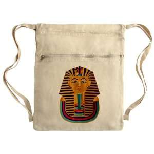   Bag Sack Pack Khaki Egyptian Pharaoh King Tut 