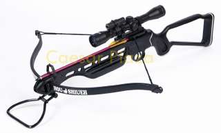   Metal Hunting Crossbow Archery Bow + 4x20 Scope +12 Bolts 180 80 50