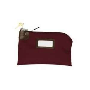   Bag, 11W x 7H Inch, Burgundy, Laminated Nylon (Each)