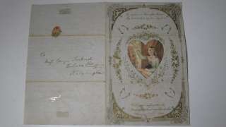 1849 PRINTED & HANDWRITTEN VALENTINE FOR IDENTIFIED COUPLE PULATI (17 