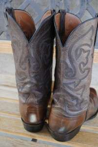   LUCCHESE U.S.A. vintage rockabilly cowboy boots size 12 D since 1883