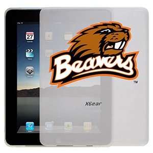  Beavers Mascot on iPad 1st Generation Xgear ThinShield 