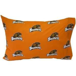  Oregon State Beavers Printed Pillow Case   Solid Sports 