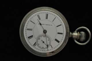 VINTAGE 18S HAMPDEN SWING OUT STYLE POCKETWATCH GRADE 31 KEEPING TIME 