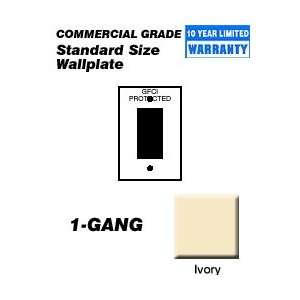  Leviton 80401 GFI Wallplate 1 Gang Decora Standard Size 