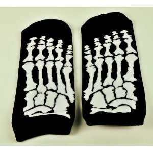  Skeleton Ankle Socks Gothic 80s Punk Horror Halloween 