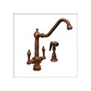 Whitehaus WHKSDTLV3 8201 C Dual Handle Faucet W/ Lever Handles & Side 