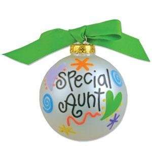  Special Aunt Glass Ornament