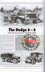 DODGE WW2 MILITARY PORTFOLIO 1940 1945 Sherman Persing  