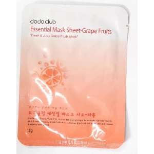  dodo club Essential Mask Sheet   Grape Fruit Everything 