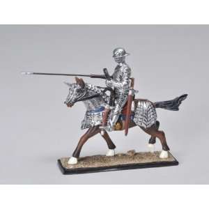  Medieval Knight on Horse Statue 8569